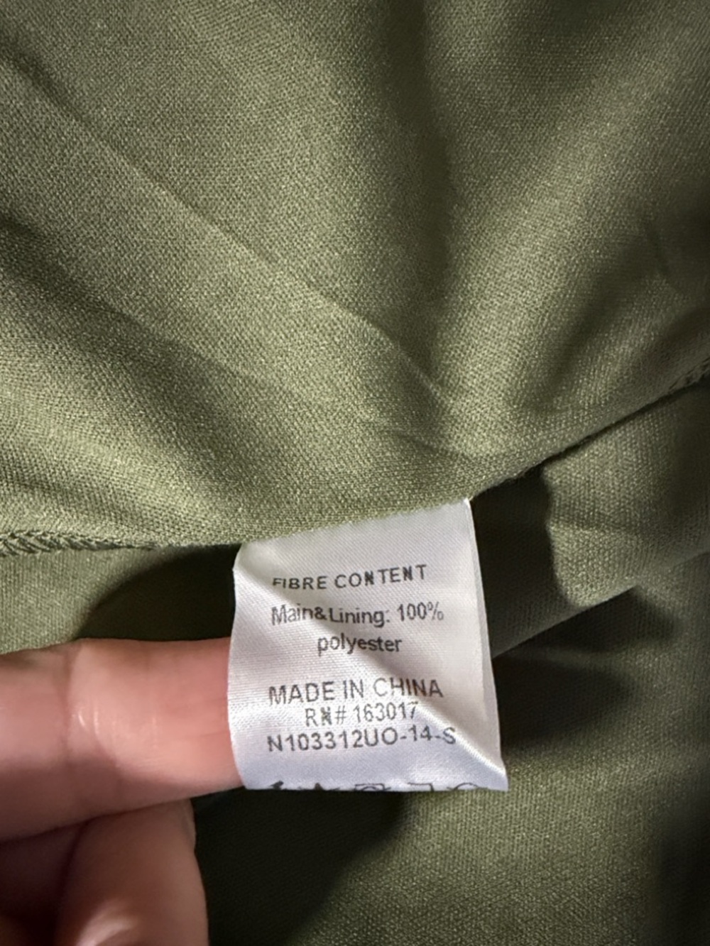 Princess Polly Iridescent Plunge Maxi Dress Olive Green. - Picture 11 of 12